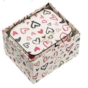 Nib Kate Spade Scribble Heart Staci Boxed Jewelry Holder